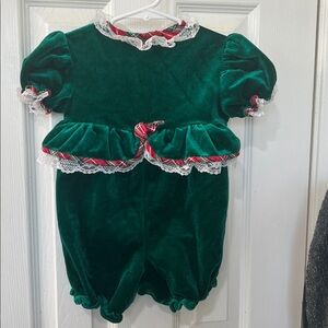 Vintage Christmas Romper
